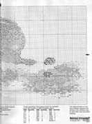 Schema punto croce elefante ape 2