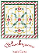 Schema punto croce fantasia natale 2