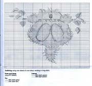 Schema punto croce gatto ramo 2
