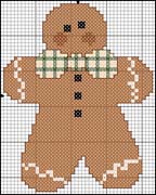 Schema punto croce ginger 1