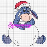 Schema punto croce ihoh palla di neve