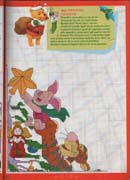 Schema punto croce natale winnie the pooh 2