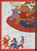 Schema punto croce natale winnie the pooh 3
