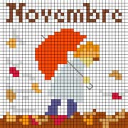 Schema punto croce novembre