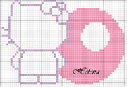 Schema punto croce o hello kitty