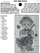 Schema punto croce pesca