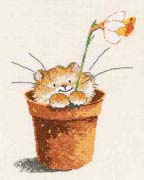 Schema punto croce pot purri