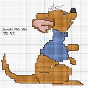 Schema punto croce roo