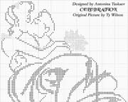 Schema punto croce sposi belli 1