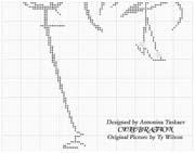 Schema punto croce sposi belli 2