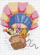 Schema punto croce Winnie-e-amici