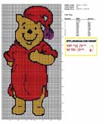 Schema punto croce Winnie Color