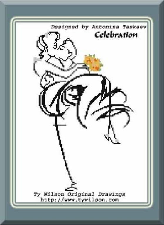 Schema punto croce Sposi belli