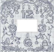 Schema punto croce Orologio3