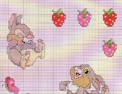 Schema punto croce Bamby 15