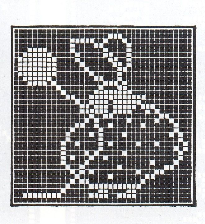 Schema punto croce Coniglietta