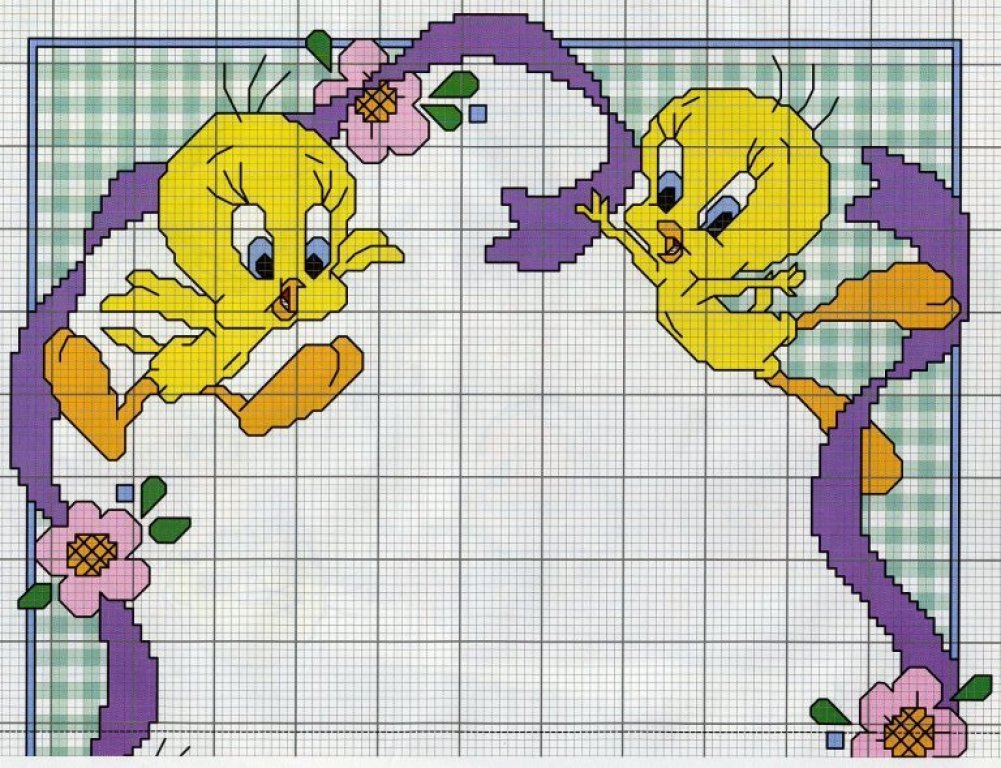 Schema punto croce Copertina titty 1