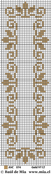 Schema punto croce Cornice 2