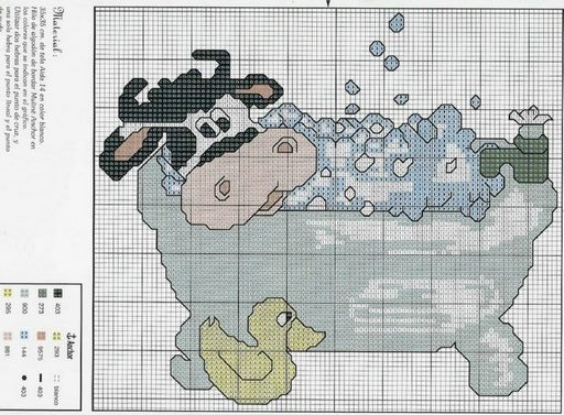 Schema punto croce Cow 5