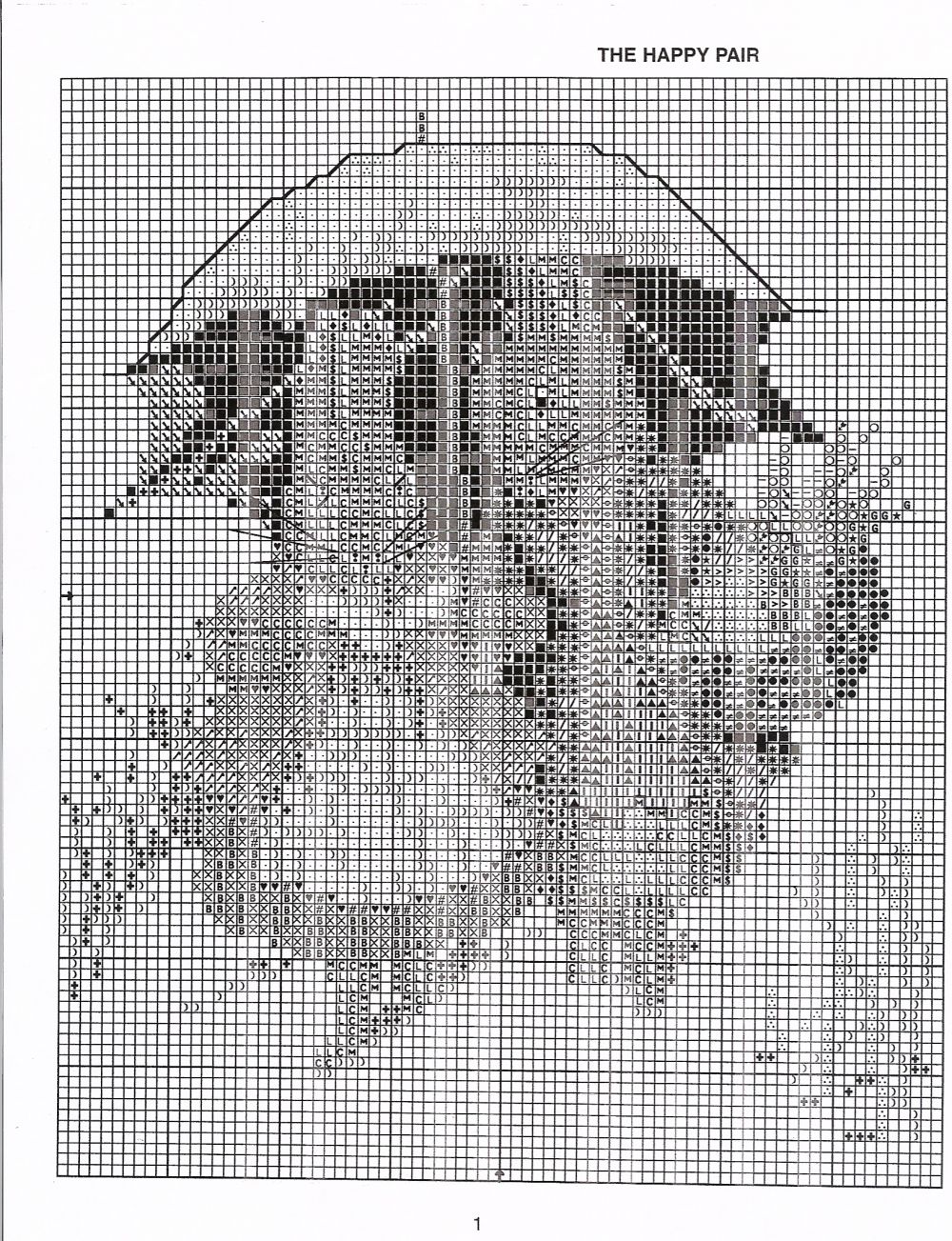 Schema punto croce Cuscini coniglietti 3