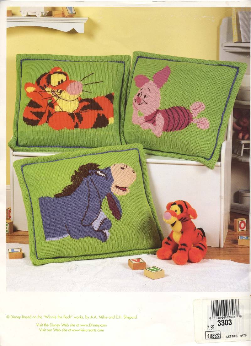 Schema punto croce Cuscini winnie the pooh