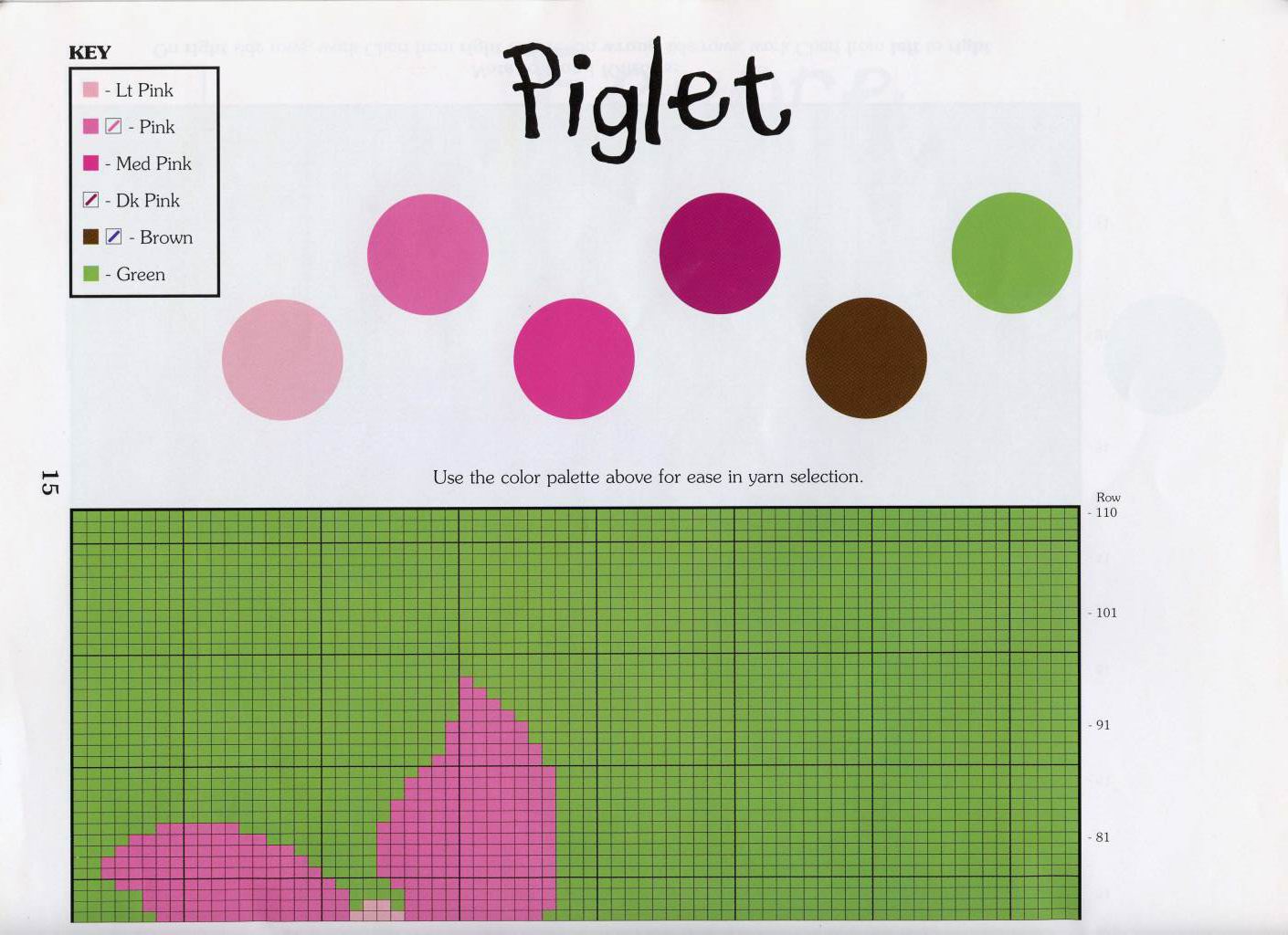 Schema punto croce Cuscini winnie the pooh 1
