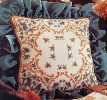 Schema punto croce Cuscino arabesco