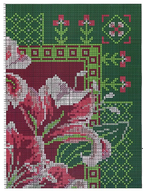 Schema punto croce Cuscino c2