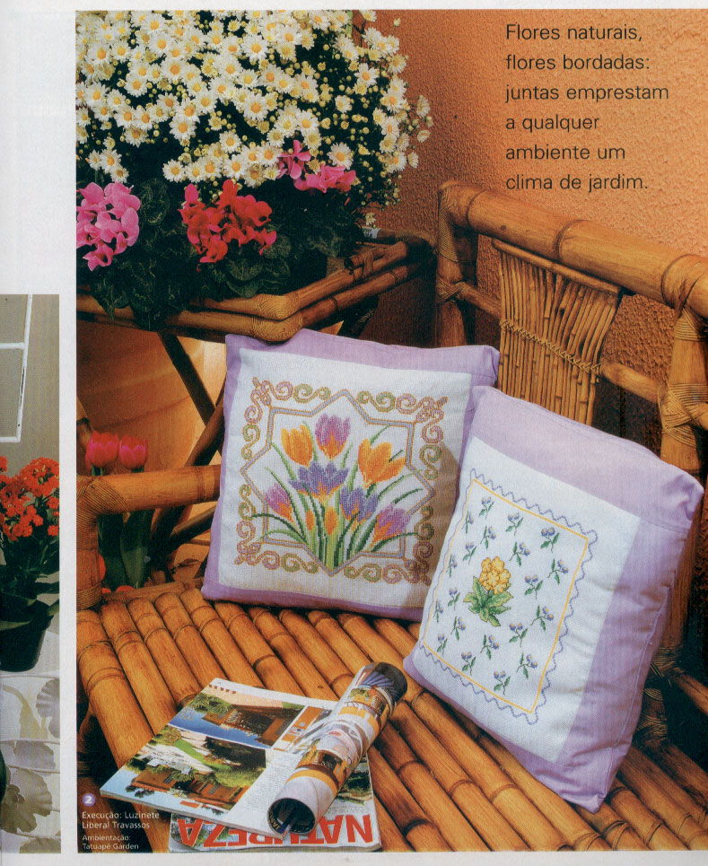 Schema punto croce Cuscino decorazione