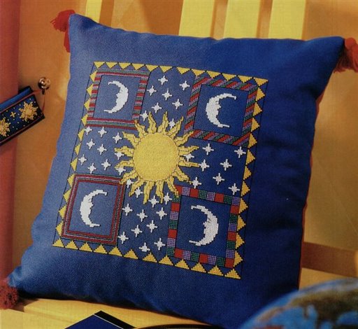 Schema punto croce Cuscino esoterico