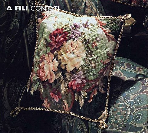 Schema punto croce Cuscino f