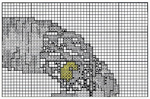 Schema punto croce Cuscino g3