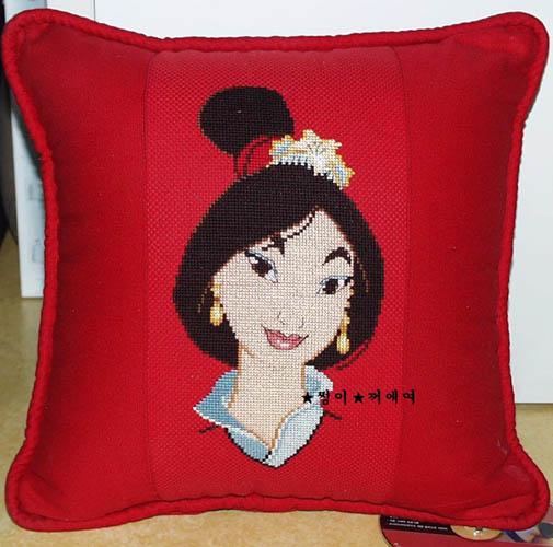 Schema punto croce Cuscino principessa