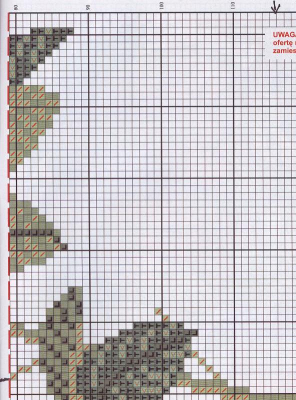 Schema punto croce Cuscino rose dmc 3