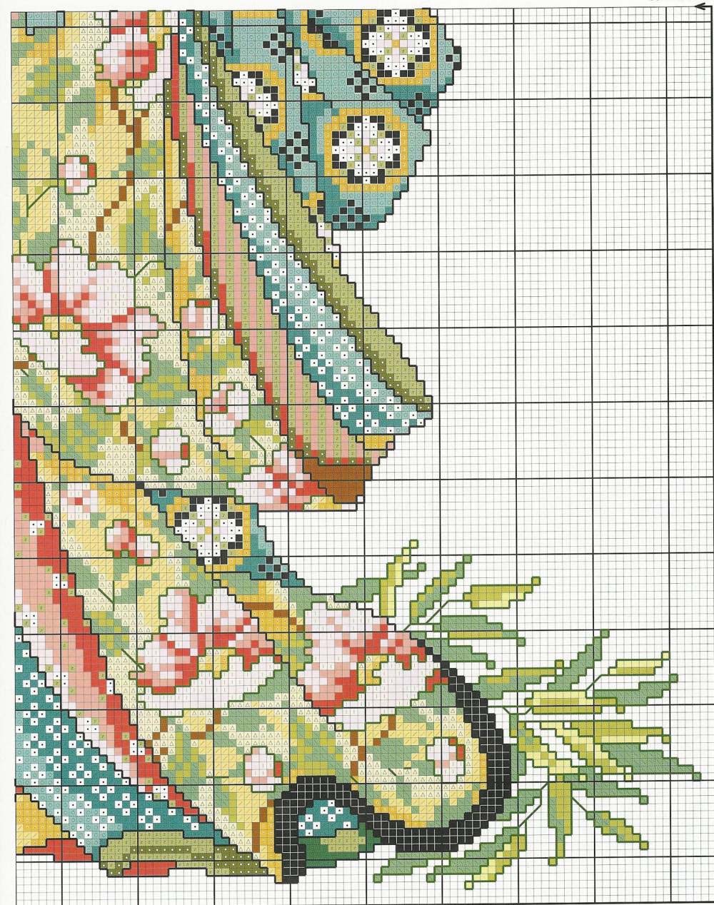 Schema punto croce Donna orientale 4