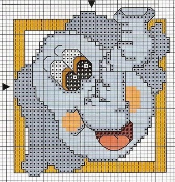 Schema punto croce Ele