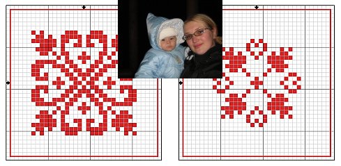 Schema punto croce Fiorella