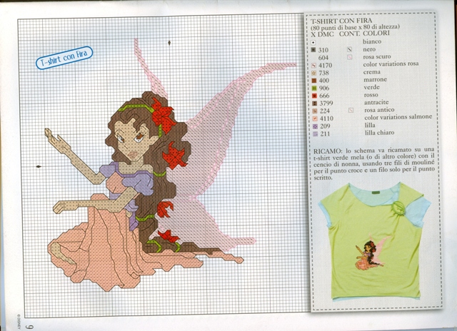 Schema punto croce Fira