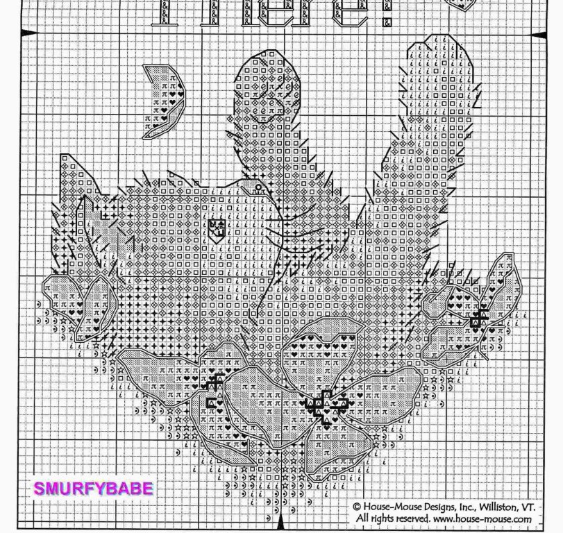 Schema punto croce Hang in there 2