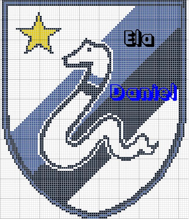 Schema punto croce Inter scudetto