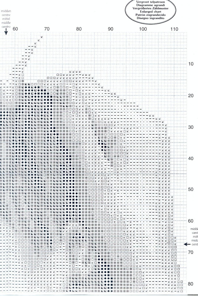 Schema punto croce Mamma bimbo 2