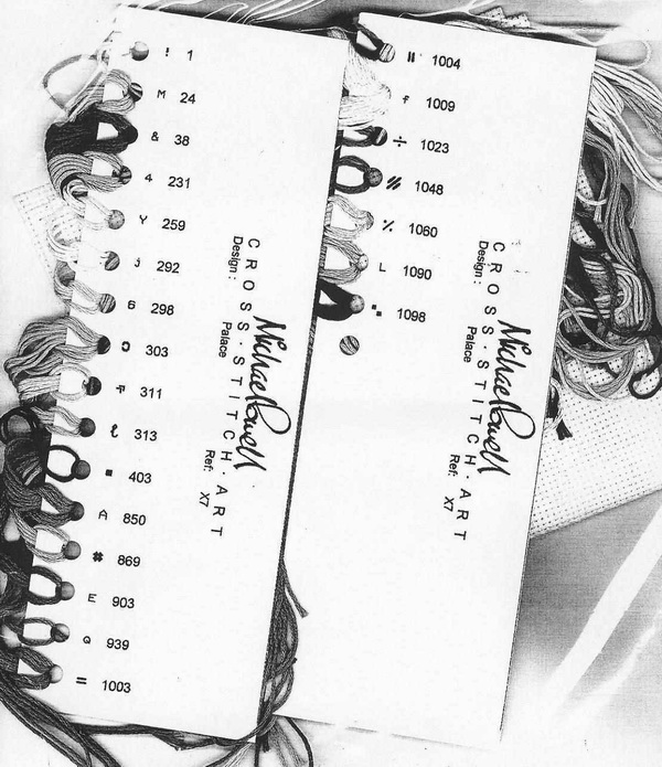 Schema punto croce Palazzo veneziano 7