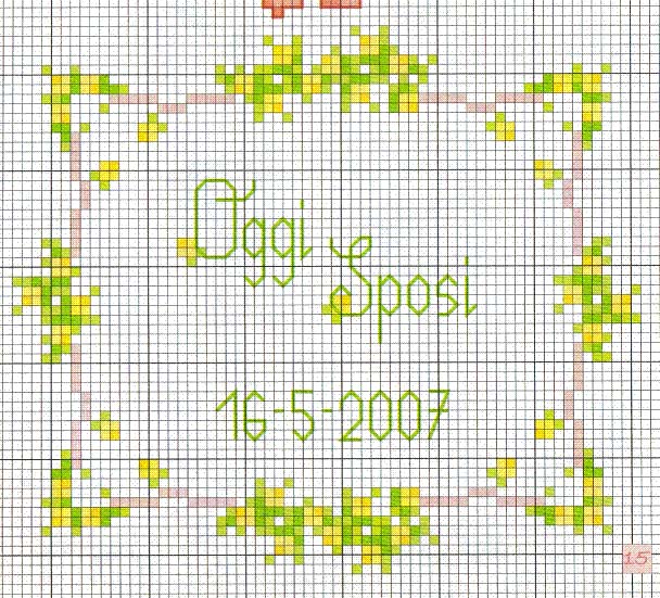 Schema punto croce Scritte innamorati 3