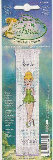 Schema punto croce Segnalibro fata