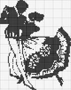 Schema punto croce ballerini