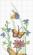 Schema punto croce Butterflies