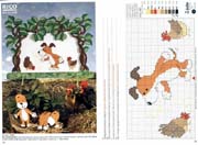 Schema punto croce Cagnolino 4