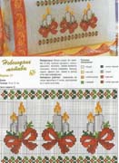 Schema punto croce candele