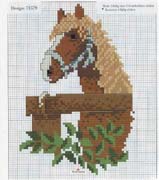 Schema punto croce Cavallo 2