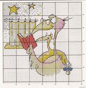 Schema punto croce Cicogna1